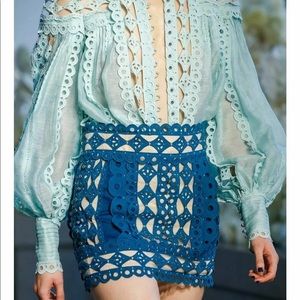 Zimmermann Moncur Skirt Teal